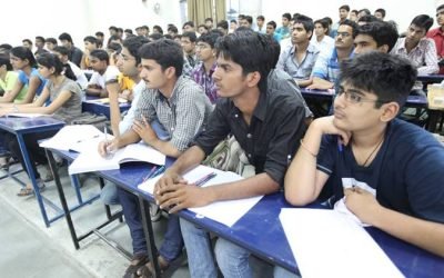 private-coaching-kota759 Apart from the major coaching centres, students also enrol at individual teachers to concentrate on sole subjects, like the one at P Joys Chemistry classes which is very popular in Kota, Rajasthan. Express Photo by Tashi Tobgyal New Delhi 03.06.2011.